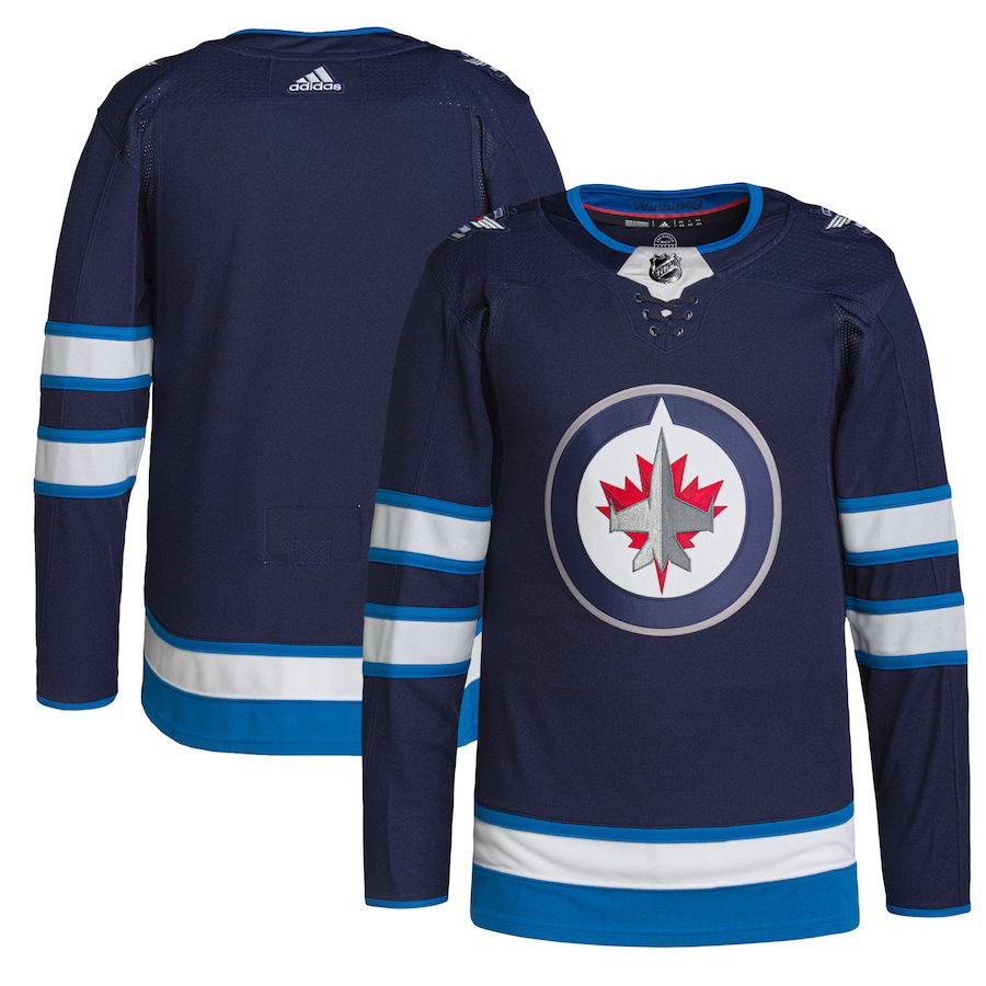 Men Winnipeg Jets adidas Navy Home Authentic Pro NHL Jersey